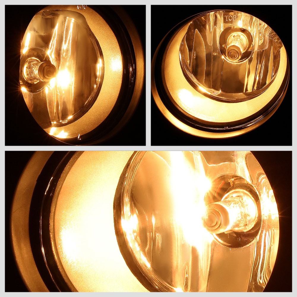 Smoked Lens Front Bumper Fog Light Lamps +Switch For 14-21 Toyota Tundra (XK50)