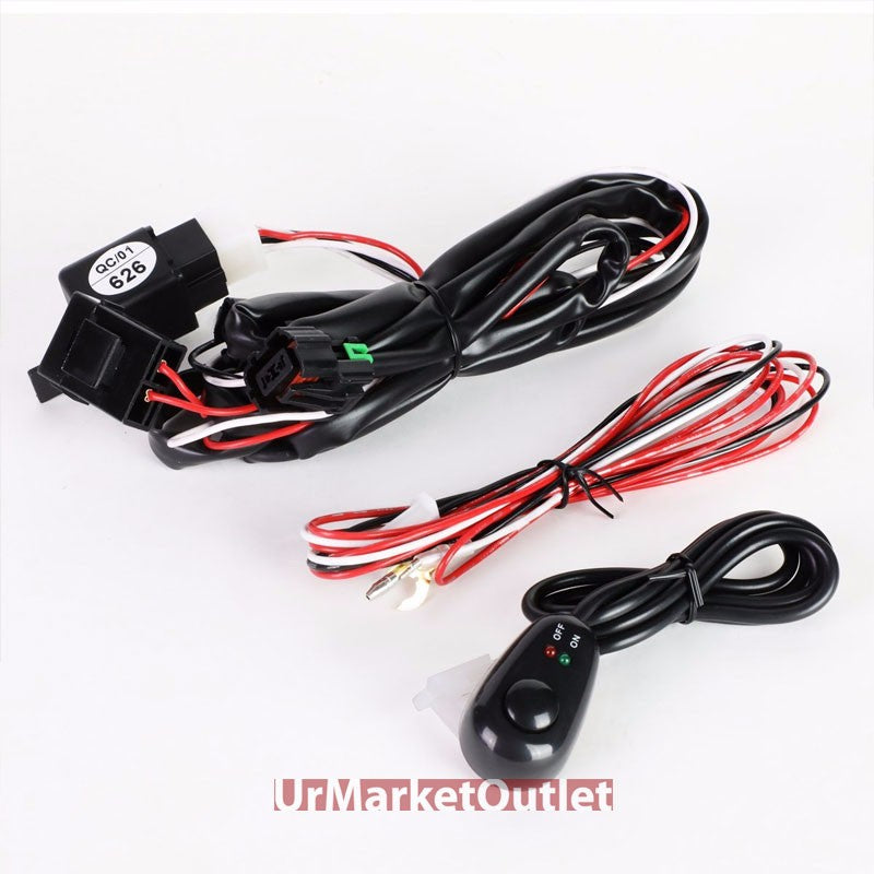 Smoke Lens Front Replacement Bumper Fog Light Lamp+Bulb+Switch For 15+ Chevy/GMC
