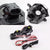 L+R Clear Lens Chrome Housing Front Bumper Fog Light Lamp+Bulb+Switch TY809