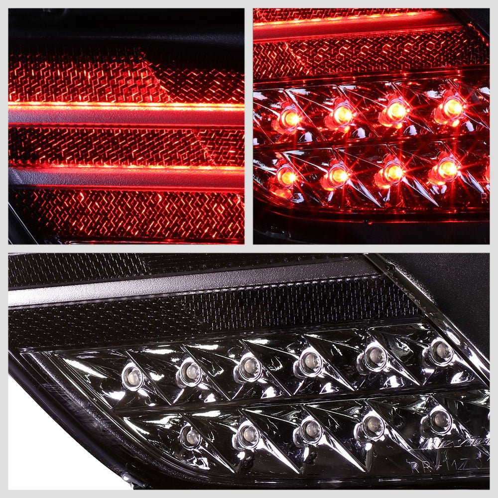 Smoke Lens Rear LED DRL/Brake Light/Turn Signal Bumper Light For 13-16 CX-5 KE