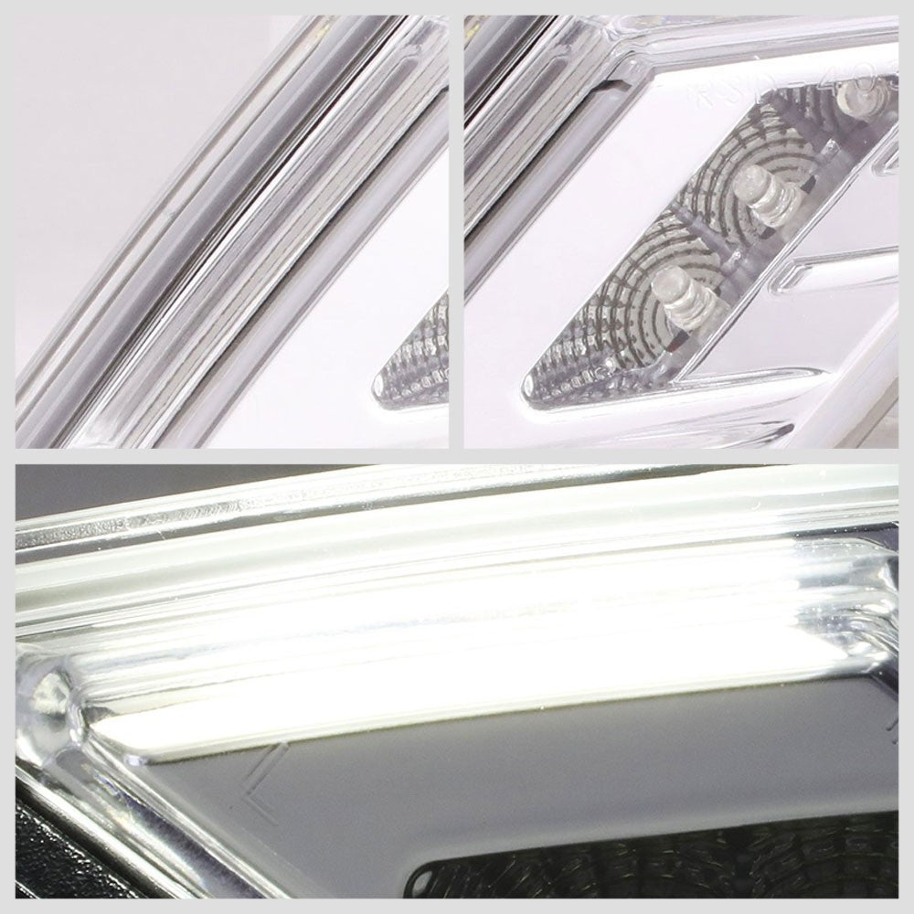 Chrome/Clear Len Front LED Turning Signal Corner/Side Marker Light For Scion FRS