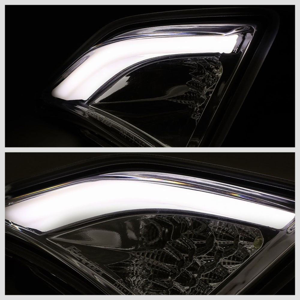 Chrome/Smoke Len Bumper LED Turn Signal Corner/Side Marker Light For Scion FRS