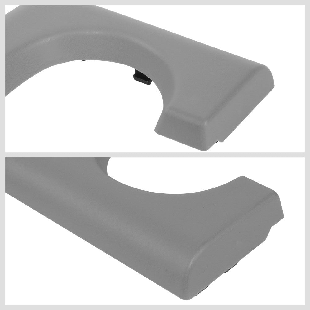 Graphite Gray Console Cup Holder Trim For 04-14 F-150 40/20/40 Bench Seats