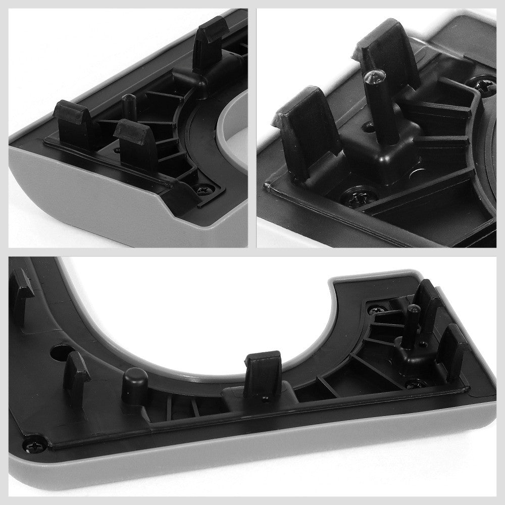Graphite Gray Console Cup Holder Trim For 04-14 F-150 40/20/40 Bench Seats