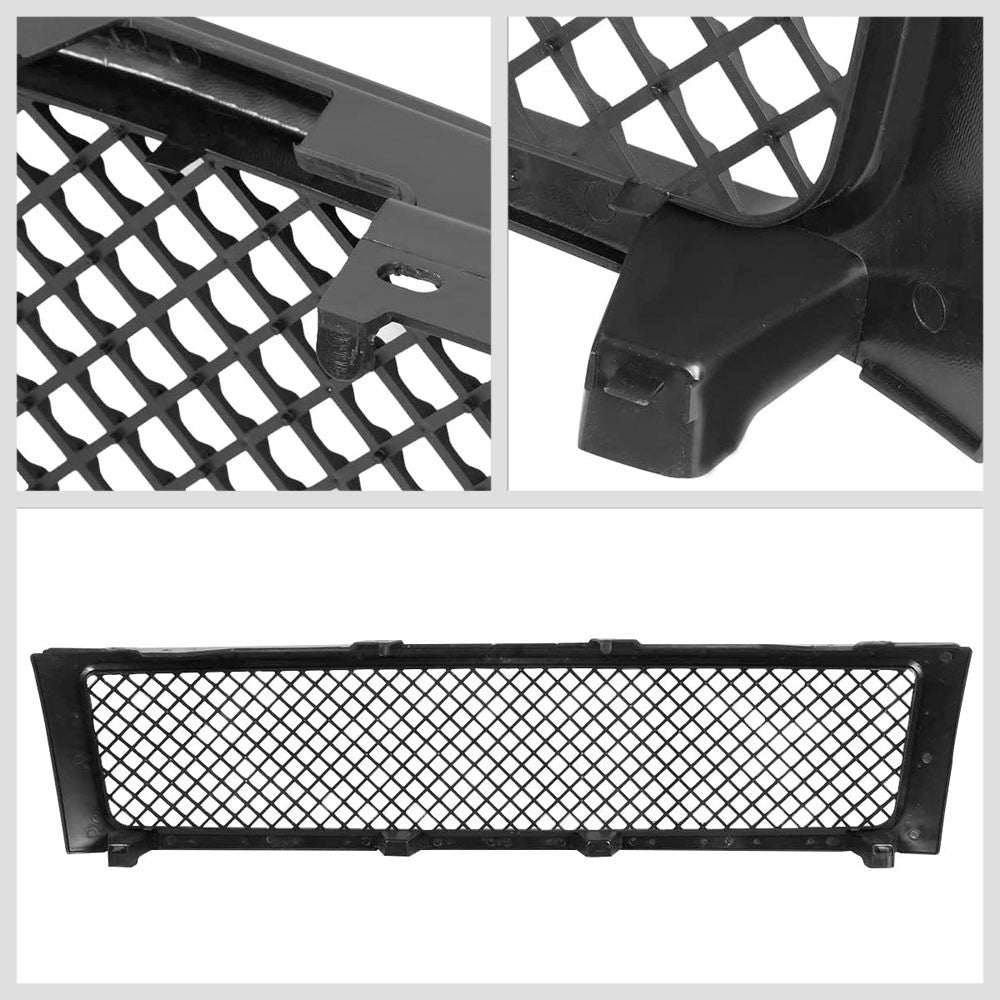 Matte Black Badgeless Mesh Style Front Grille For 07-13 Silverado 1500