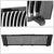 Matte Black Badgeless Vertical Style Front Grille For 07-13 Silverado 1500