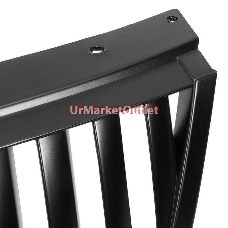 Black Vertical Style Replacement Front Grille For Cadillac 06-11 DTS 4.6L DOHC