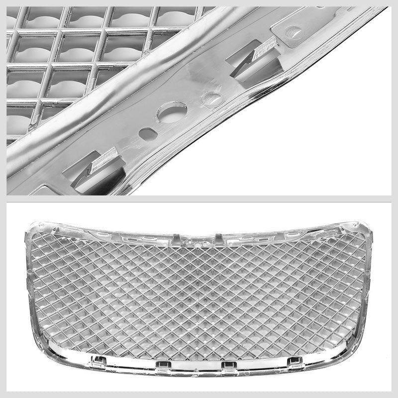 Chrome Diamond Mesh Style Replacement Grille For 11-13 300 V6/V8 3.6L/5.7/6.4L