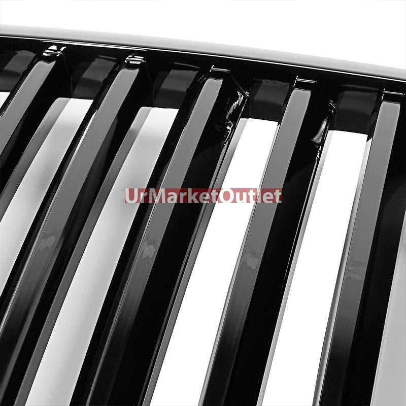 Black Vertical Style Replacement Front Grille For Dodge 06-08 Ram 1500/2500/3500