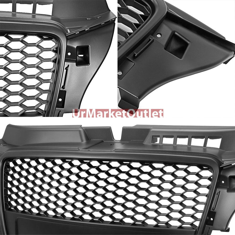 Black Honeycomb Mesh Style Front Grille For 08-11 Audi A3 Base/TDI 2.0L DOHC