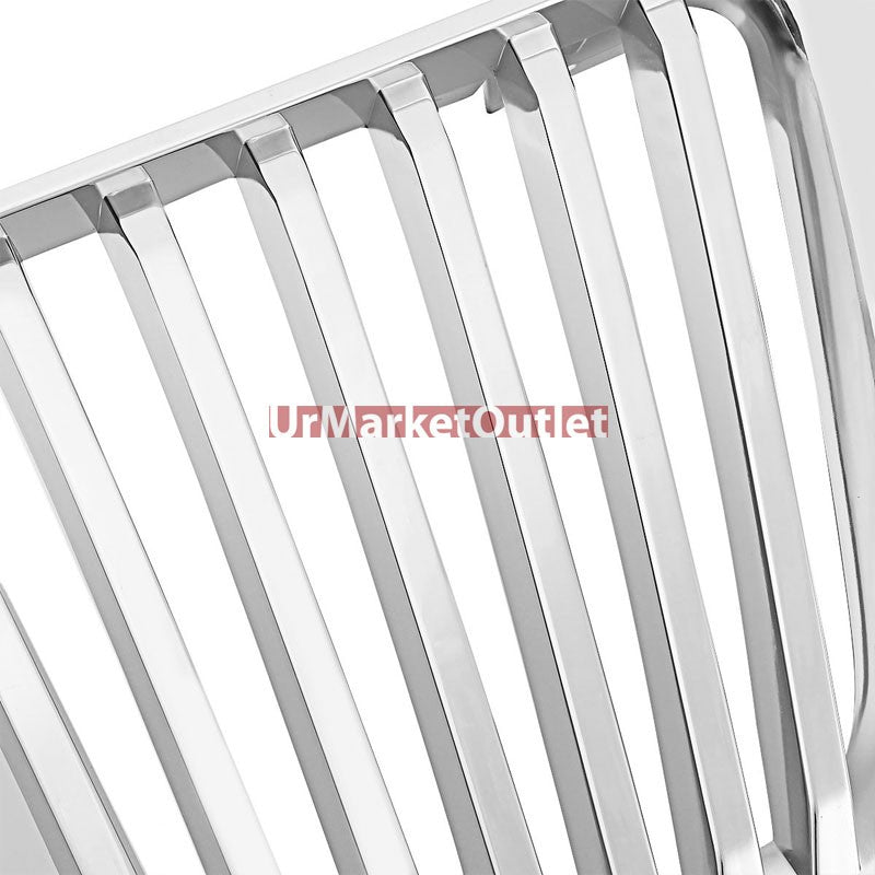 Chrome Vertical Style Replacement Grille For 05-08 Frontier D40/Pathfinder D51