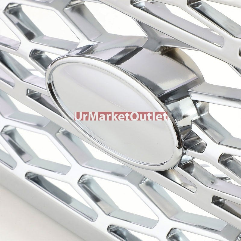 Chrome Diamond Mesh Style Front Grille For 05-09 LR3 Discovery 3 HSE/SE V6/V8