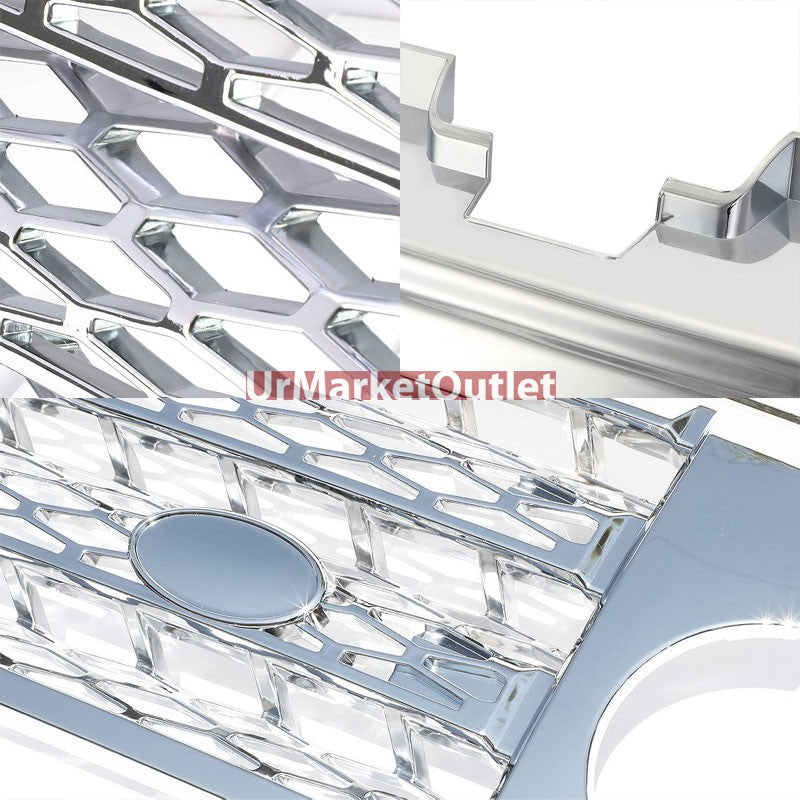 Chrome Diamond Mesh Style Front Grille For 05-09 LR3 Discovery 3 HSE/SE V6/V8