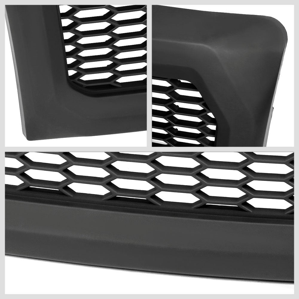 Black Matte Honeycomb Mesh Front Grille For 09-14 Ford F-150