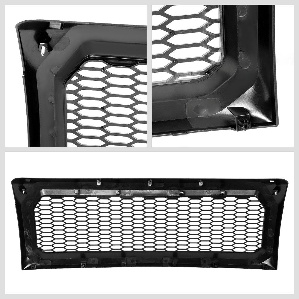 Black Matte Honeycomb Mesh Front Grille For 09-14 Ford F-150