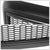 Black Matte Badgeless Vertical Slat Style Front Grille For 08-10 Ford F-350 SD