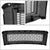 Black Matte Badgeless Vertical Slat Style Front Grille For 08-10 Ford F-350 SD