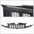 Black Honeycomb Mesh/Chrome Ring Front Grille For 14-16 Grand Cherokee 5.7L/6.4L