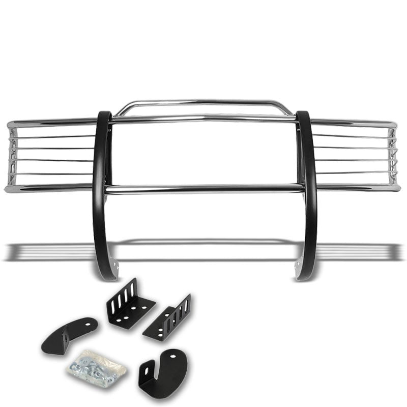 Chrome Mild Steel Front Bumper Grill Guard For 88-99 C/K Series Suburban/Tahoe