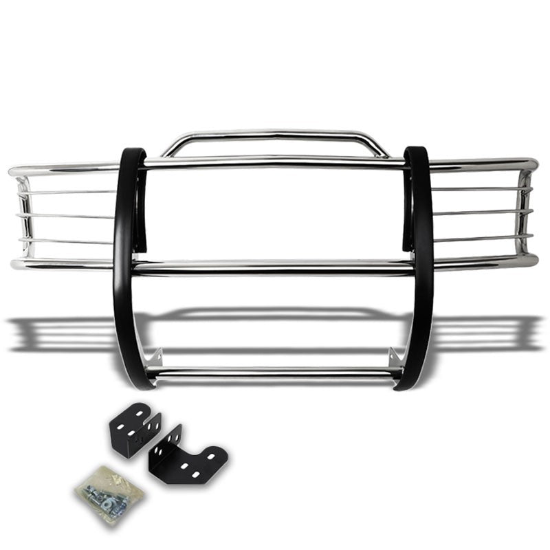 Chrome Mild Steel Front Bumper Brush Grill Guard For 98-04 Blazer/88-04 Sonoma