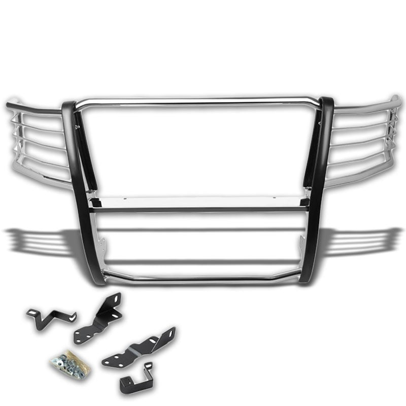 Chrome Mild Steel Front Bumper Brush Grill Guard For 07-13 Silverado 25/35/HD
