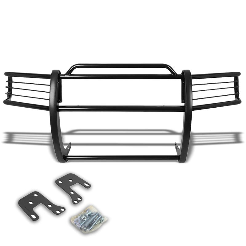 Black Mild Steel Front Bumper Grill Guard For 94-01 Ram 1500/94-02 Ram 2500/3500