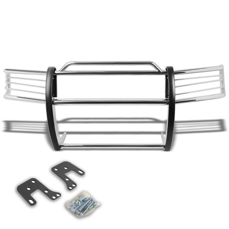Chrome Mild Steel Front Bumper Grill Guard For 94-01 Ram 1500/94-02 Ram 25/3500