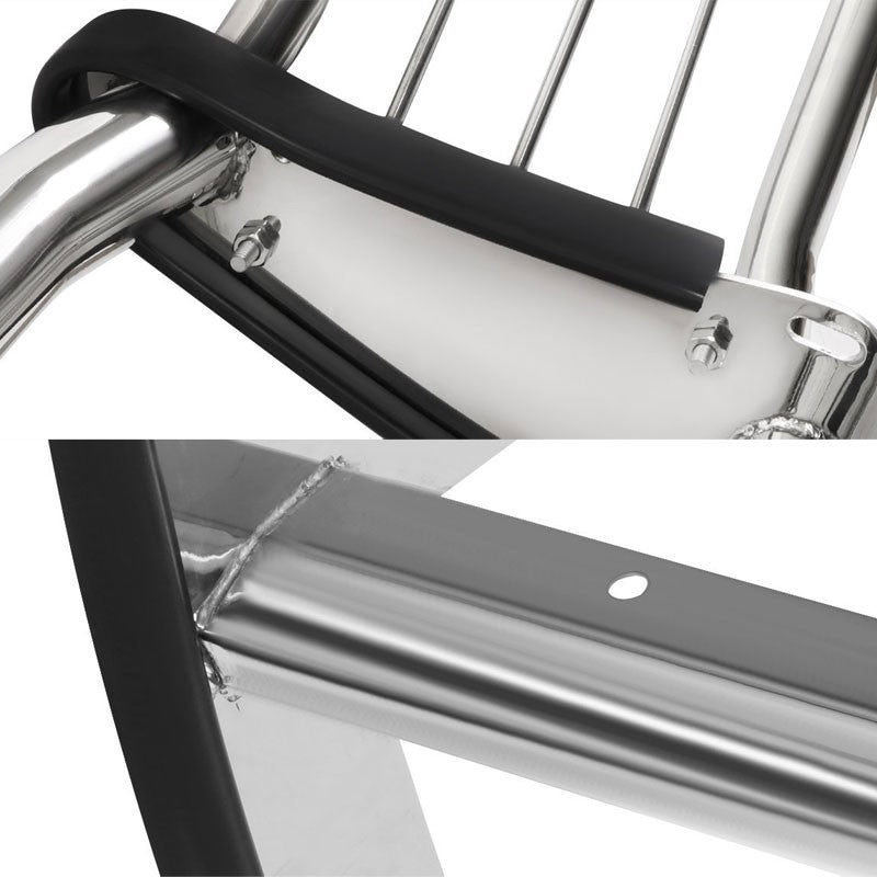 Chrome Mild Steel Front Bumper Brush Grill Protection Guard For 09-17 Ram 1500