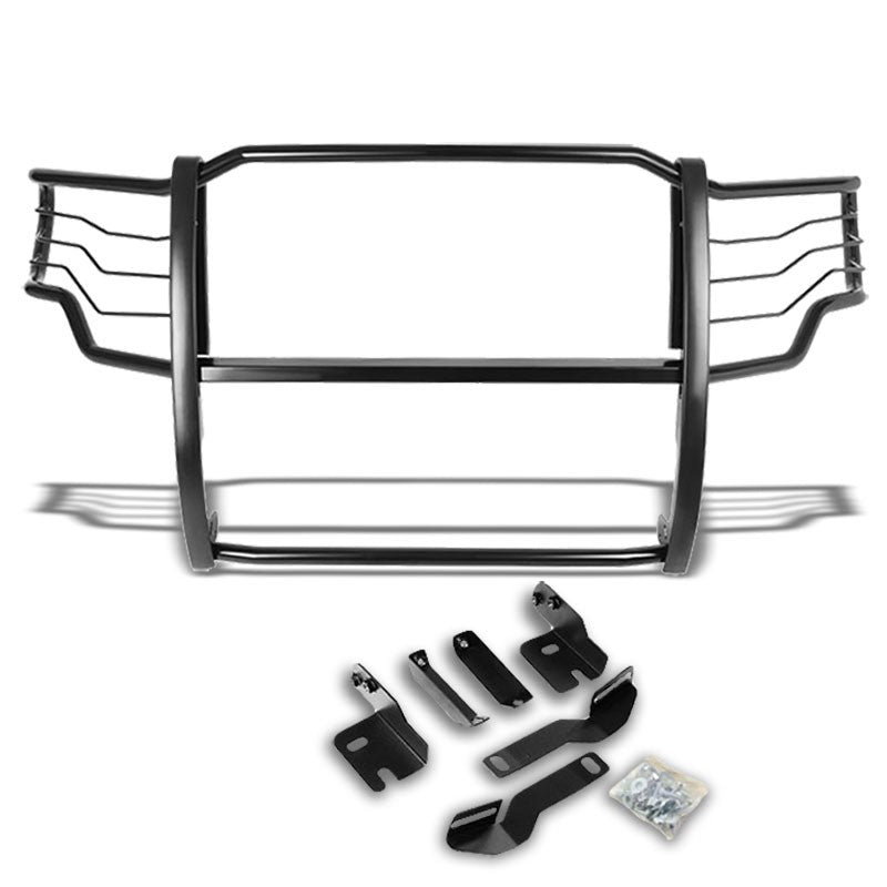 Black Mild Steel Front Bumper Brush Grill Protection Guard For Ford 09-14 F-150