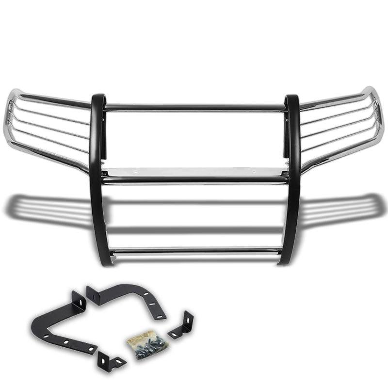 Chrome Mild Steel Front Bumper Brush Grill Guard For 11-13 Grand Cherokee WK2