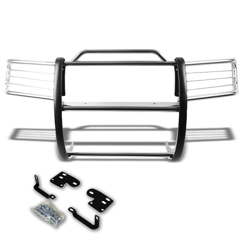 Chrome Mild Steel Front Bumper Grill Guard For 98-00 Frontier/Xterra D22/WD22