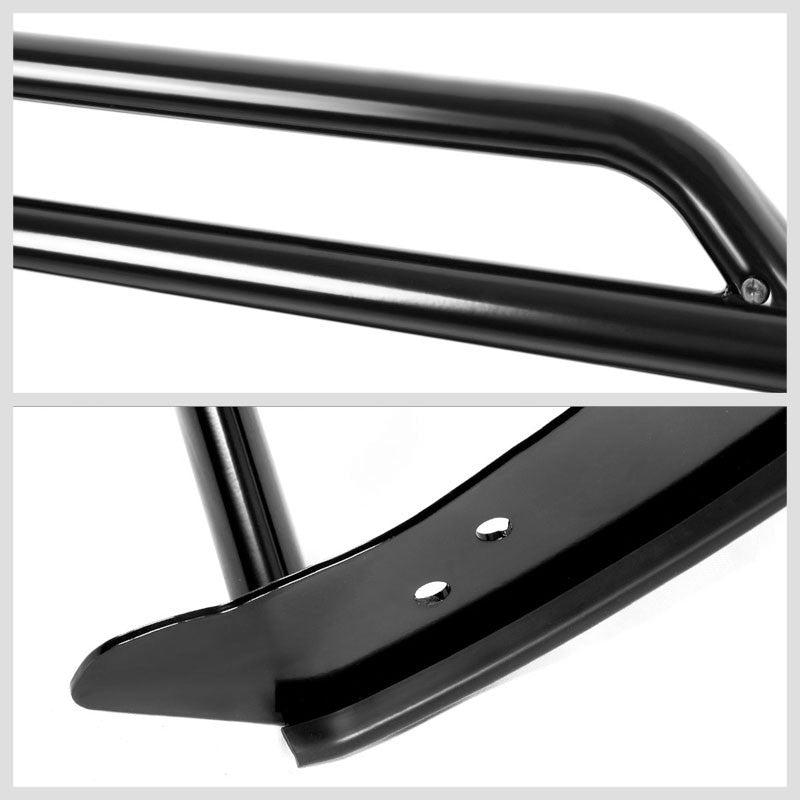 Black Mild Steel Full Front Bumper Grille Guard For 04-15 Nissan Titan A60 5.6L