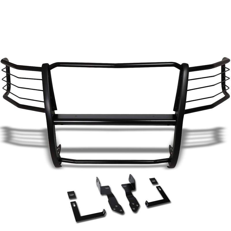 Black Mild Steel Full Front Grille Guard For 11-14 Chevrolet Silverado 2500 HD