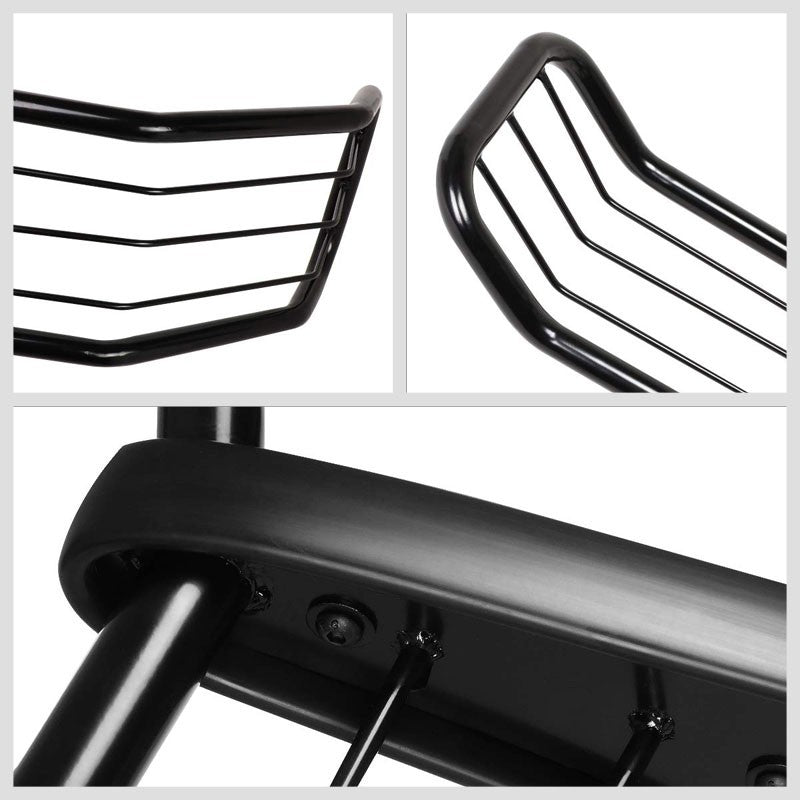 Black Mild Steel Full Front Grille Guard For 11-14 Chevrolet Silverado 2500 HD