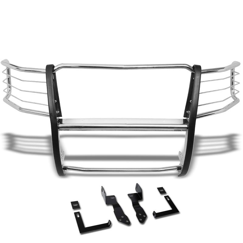 Metallic Mild Steel Full Front Bumper Grille Guard For 11-14 Silverado 2500 HD