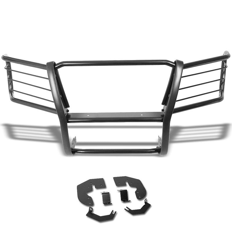 Black Mild Steel Full Front Grille Guard For 04-12 Chevrolet Colorado 2.8L/3.5L