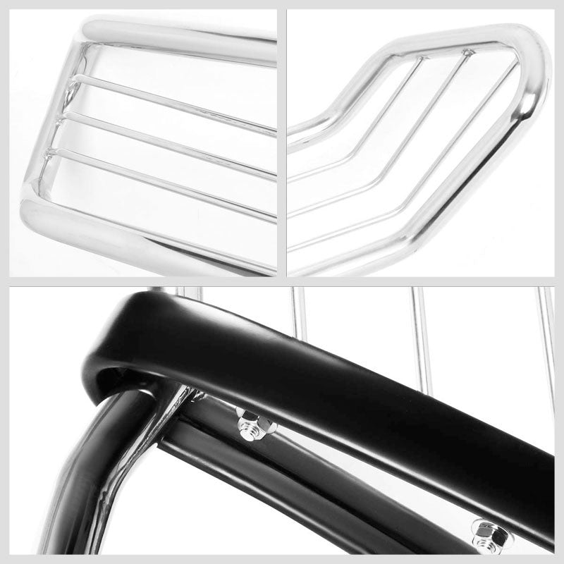 Metallic Mild Steel Full Front Grille Guard For 10-18 Ram 2500 4.7L/5.7L/6.4L