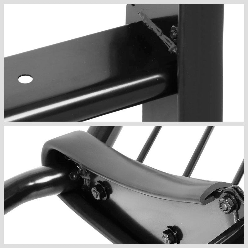 Black Mild Steel Full Front Grille Guard For 07-13 GMC Sierra 1500 4.3L/4.8L