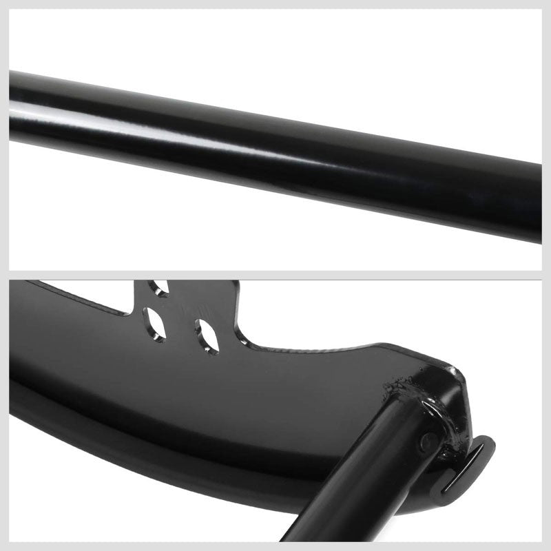 Black Mild Steel Full Front Grille Guard For 07-13 GMC Sierra 1500 4.3L/4.8L