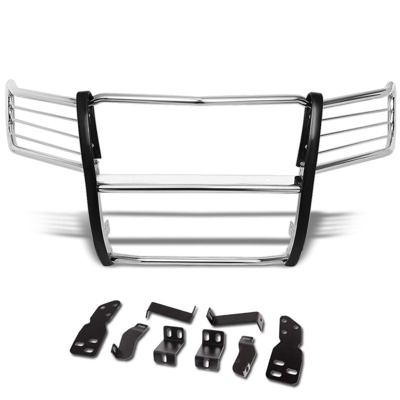 Metallic Mild Steel Full Front Grille Guard For 07-13 GMC Sierra 1500 4.3L/4.8L