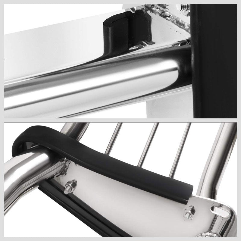 Metallic Mild Steel Full Front Grille Guard For 07-13 GMC Sierra 1500 4.3L/4.8L