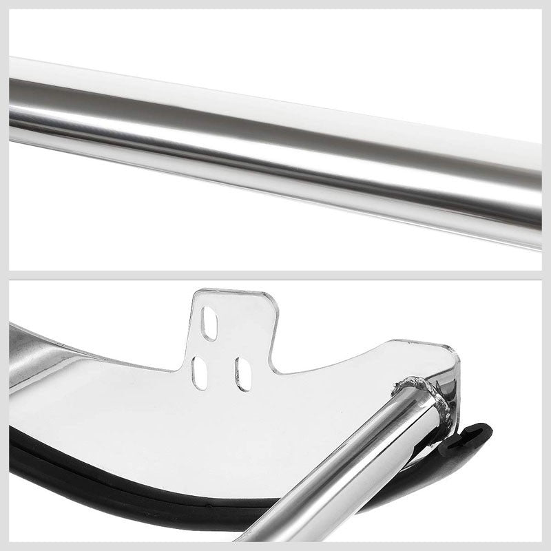 Metallic Mild Steel Full Front Grille Guard For 07-13 GMC Sierra 1500 4.3L/4.8L