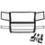 Black Mild Steel Full Front Bumper Grille Guard For 11-14 GMC Sierra 2500 HD