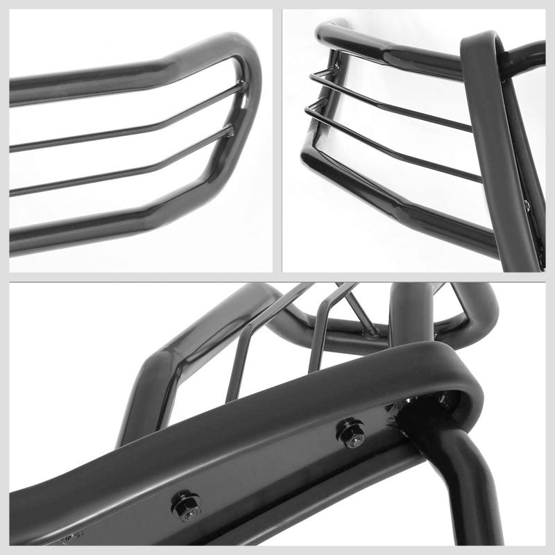 Black Mild Steel Full Front Grille Guard For 15-19 Chevrolet Colorado 2.5L/3.6L