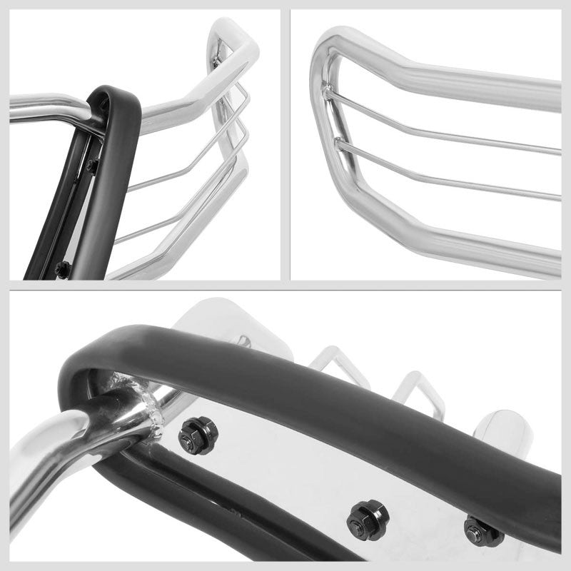 Metallic Mild Steel Full Front Grille Guard For 15-19 Chevrolet Colorado 2.5L