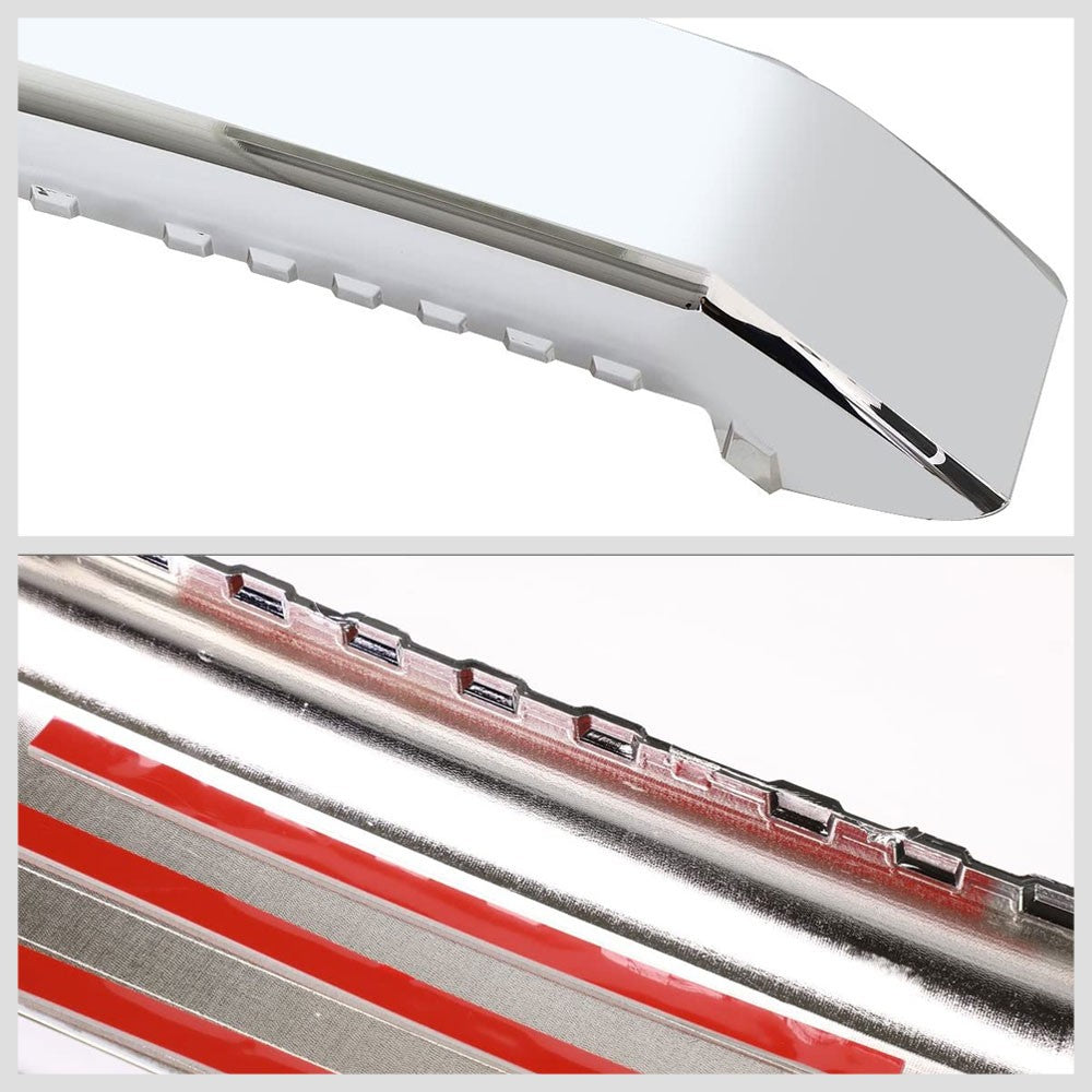 Set of 4 Chrome Front Bumper Overlay Grille Cover For 11-16 Ford F250/F350 SD