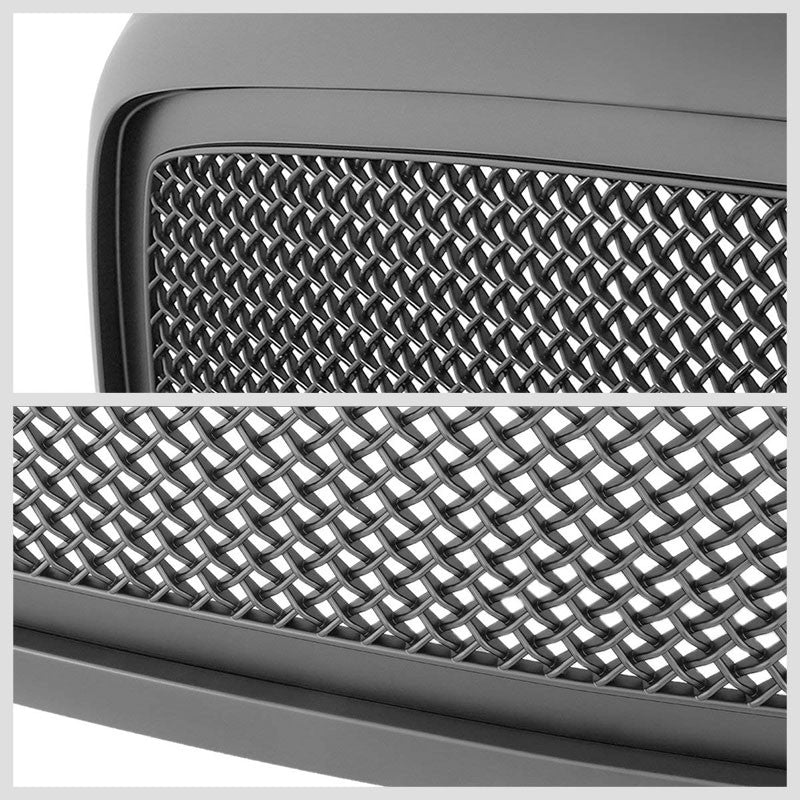 Black Diamond Mesh Style Front Replacement Grille For 06-09 Dodge Ram 2500/3500