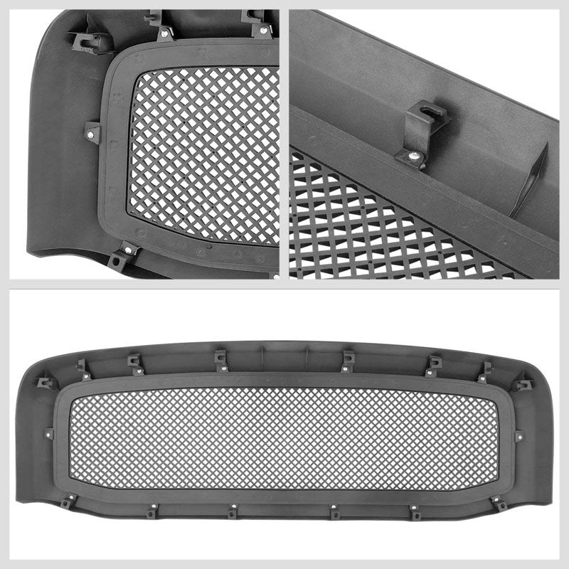 Black Diamond Mesh Style Front Replacement Grille For 06-09 Dodge Ram 2500/3500