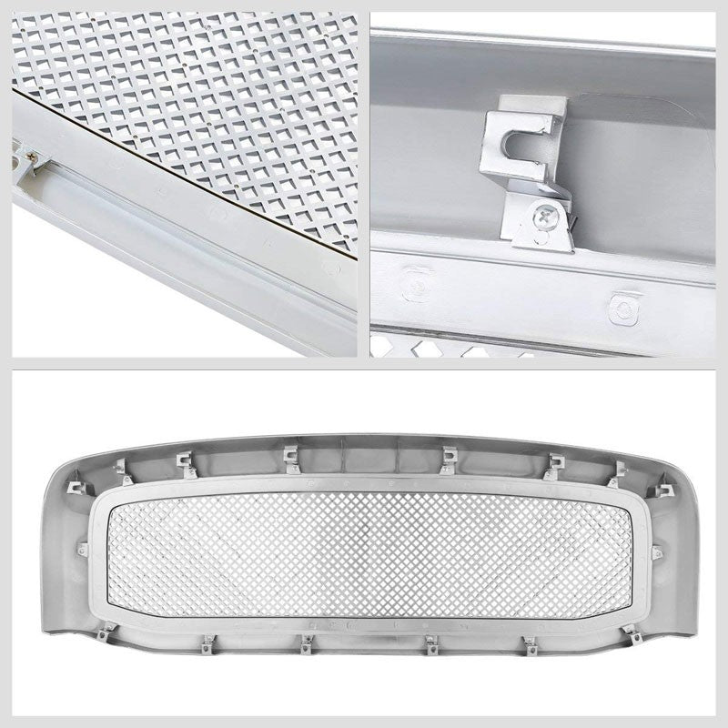 Chrome Diamond Mesh Style Front Replacement Grille For 06-09 Dodge Ram 2500/3500