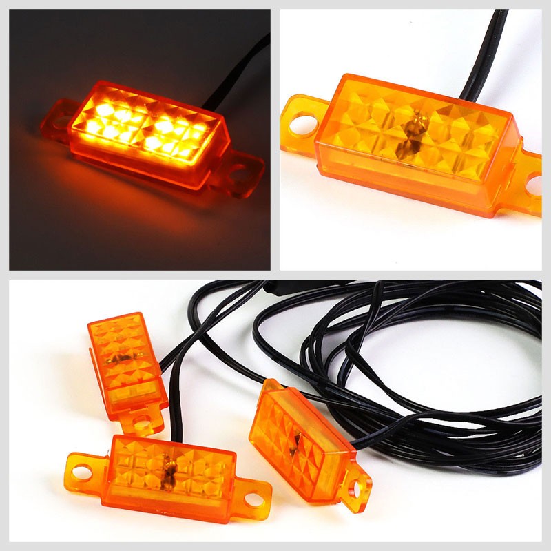 Chrome Honeycomb Mesh Front Grille+Running Light For 08-10 Ford F-250 Super Duty